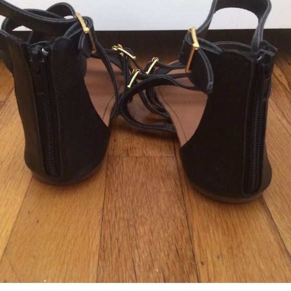 BLACK GLADIATOR SANDAL BY IF Carrini - Picture 5 of 5